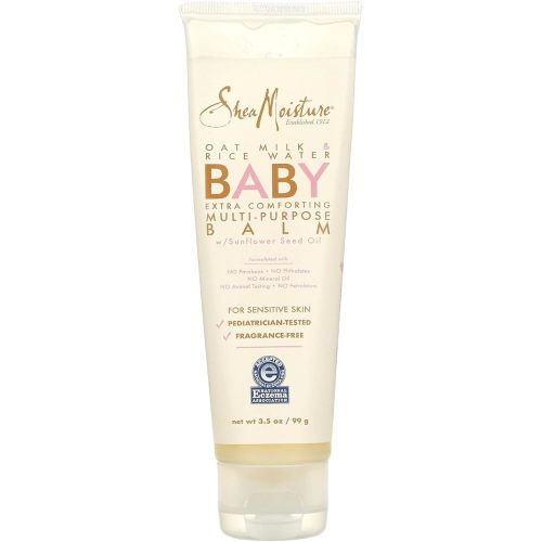 Baby Multi-Purpose Balm, Oat Milk & Rice Water, 3.5 oz (99 g), SheaMoisture