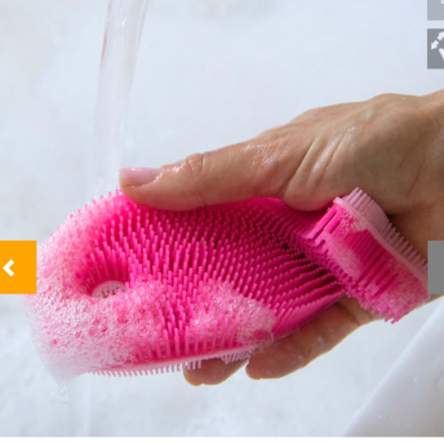 Silicone Fish Bath Scrub
