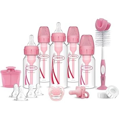 Dr. Brown's Options+ Complete Infant Starter Set/Pink