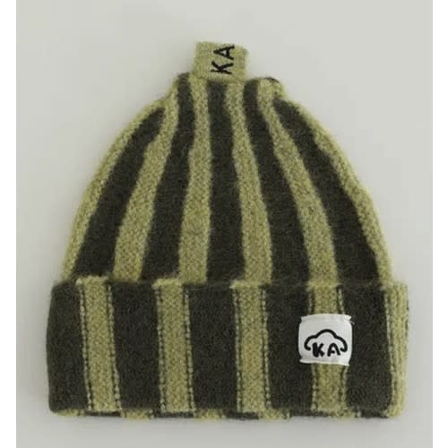 Baby Vertical Striped Knitted Beanie