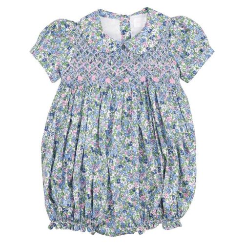 Smocked Liberty Floral Bubble
9m