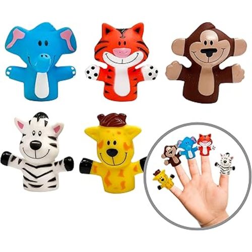 Ginsey Playtex Bath Finger Puppets, 1st Gen,7.5 x 0.5 x 6 inches