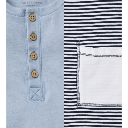 Classic Stripe Baby Boy Romper 2 Pack Set - 3-6 Months