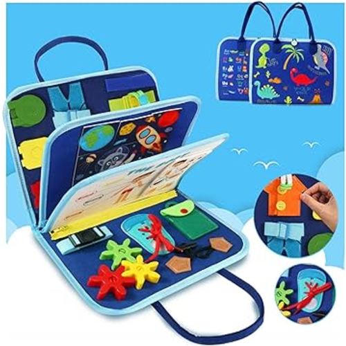 control future Tykeboard Busy Board Toddlers Sensory Activity - Shining Energy Montessori Toys 1 Year Old Boy Airplane Travel Essentials Kids Ages 1-3 Road Trip Games Quiet Book 2-4 Yr Birthday Gifts
