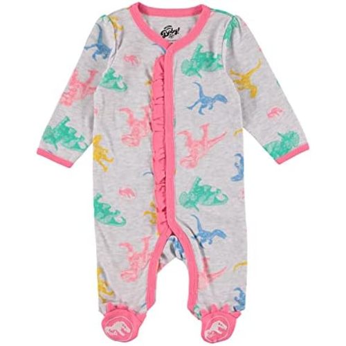 Jurassic World baby-girls Boys' Novelty Sleep N Play Footie Bodysuit 0-3 Months