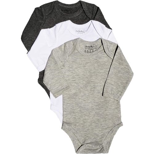 123 Bear Baby Cotton Spandex Long-Sleeve bodysuits unisex boy girl