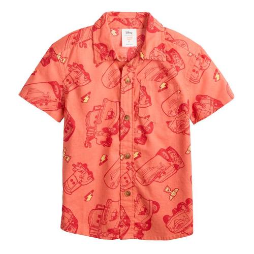 Disney / Pixar's Cars Baby & Toddler Boy Short Sleeve Button Down Shirt by Jumping Beans®