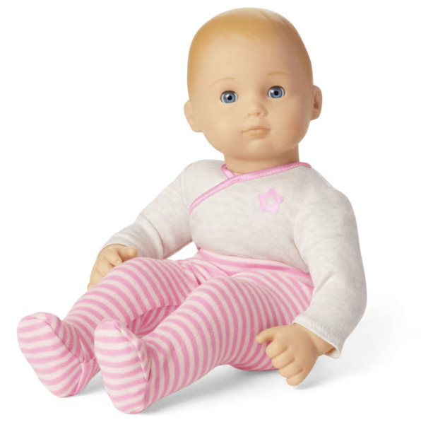 Bitty Baby® Doll #3 with blonde hair in Pretty Pink