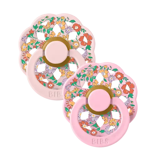 BIBS x LIBERTY Pacifiers 2 Pack | Oscar Meadow | Blossom Mix – Bibsworld store US