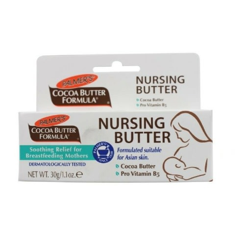 Palmer's Cocoa Butter Formula Nursing Butter, Soothing Relief for Breastfeeding Mothers, 1.1 oz