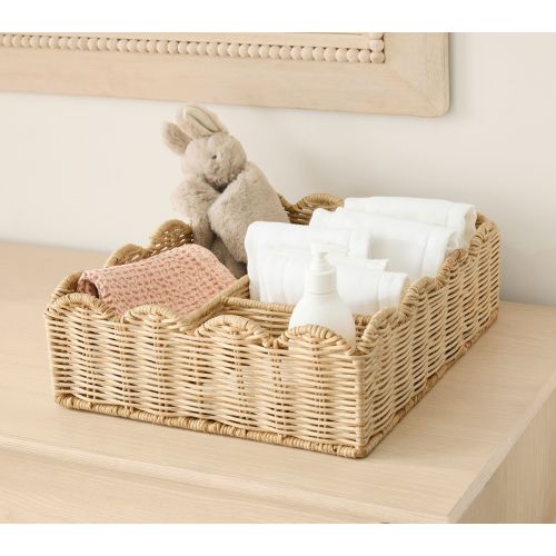 Palmer Scalloped Changing Table Organizer