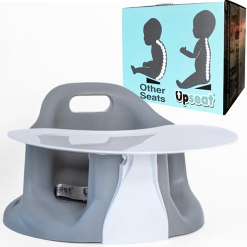 Upseat Portable Infant Dining Chair & Toddler Booster Seat with Removable Tray for Eating