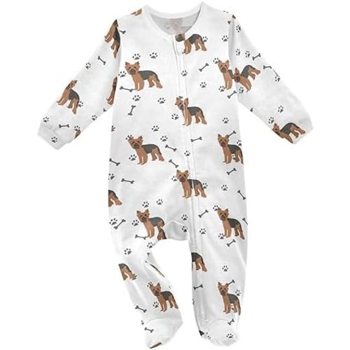 Baby One-Piece Rompers, Newborn To Infant Romper Footies, Corgi Different Poses