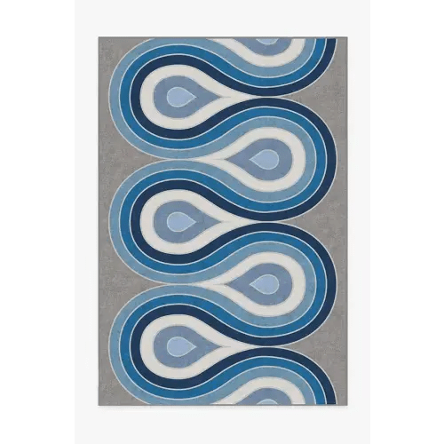 The Home Edit Joanna Ivory Rainbow Rug | Ruggable 5x7 Tufted Standard