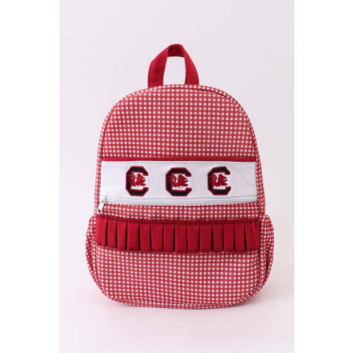 South carolina embroidery girl schoolbag – HoneyBean
