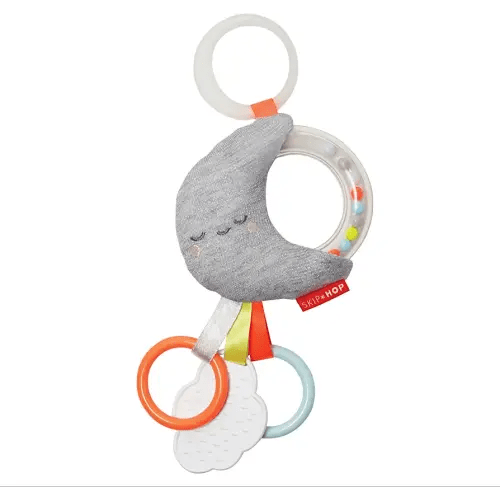 Skip Hop Baby Rattle, Silver Lining Cloud Rattle Moon
