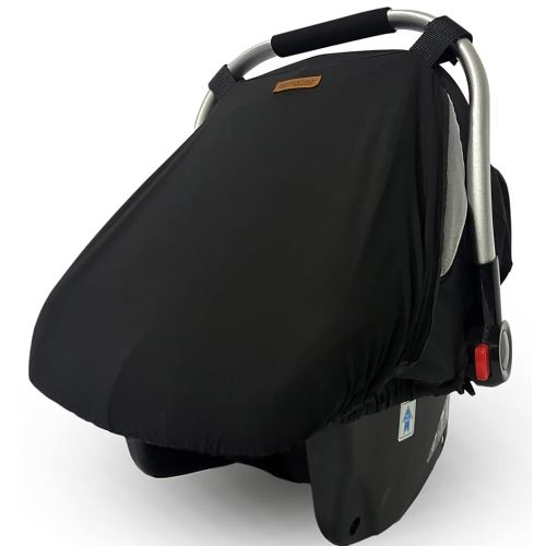 Car Seat Sun Shade Covers for Babies - All-in-1 Car-seat-Covers Canopy with Privacy Sun Shade & Bug Net Windproof & Waterproof Protects Newborn Baby from UV Rays, Rains,Dust,Insects Carseat Covers