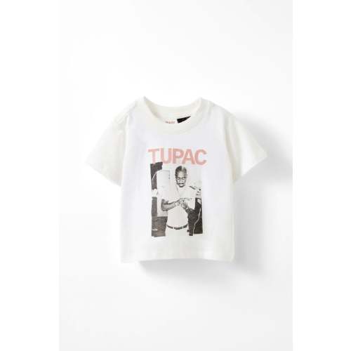 Tupac Short Sleeve Graphic Print Tee