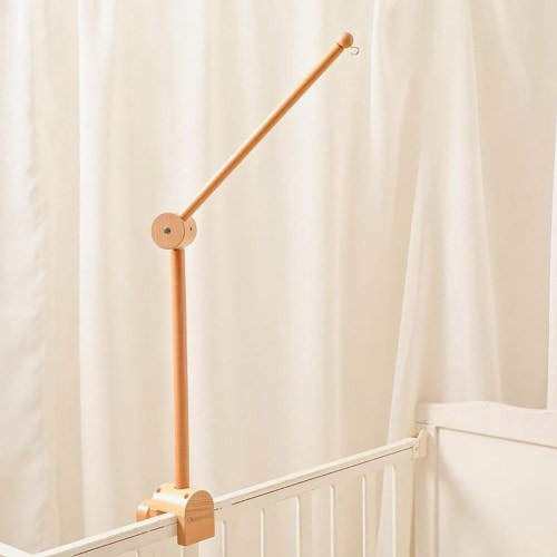 Mobile Hanger for Crib by OkidoKids™ - Baby Mobile Arm - Baby Mobile Hanger Foldable - Wooden Mobile Hanger (27x14 inch)