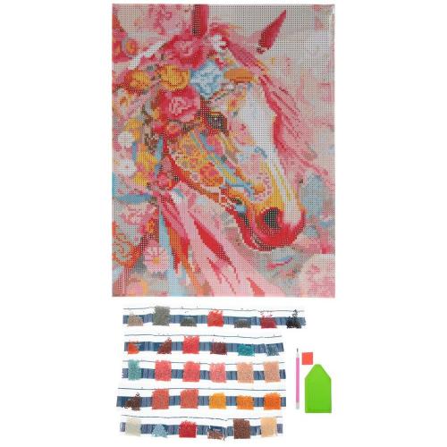 Floral Horse Diamond Painting Kit