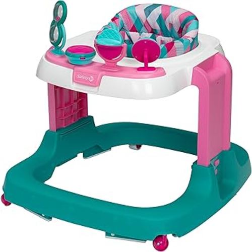 Safety 1st Ready, Set, Walk! DX Developmental Walker, Diamond Blush