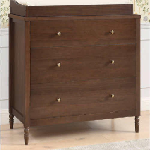Serena 3 Drawer Dresser with Changing Top and Interlocking Drawers | Delta Children