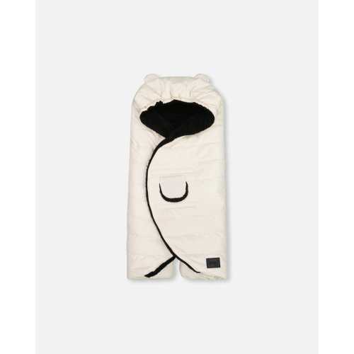 Snuggly Wrap Silver White For Car Seat And Stroller