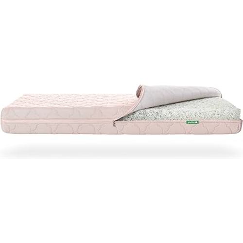 Newton Baby Crib Mattress Spare Cover | 100% Breathable Proven to Reduce Suffocation Risk, Safe, Machine Washable, Non-Toxic, Rest Easy - Sunrise Pink (Cover ONLY)