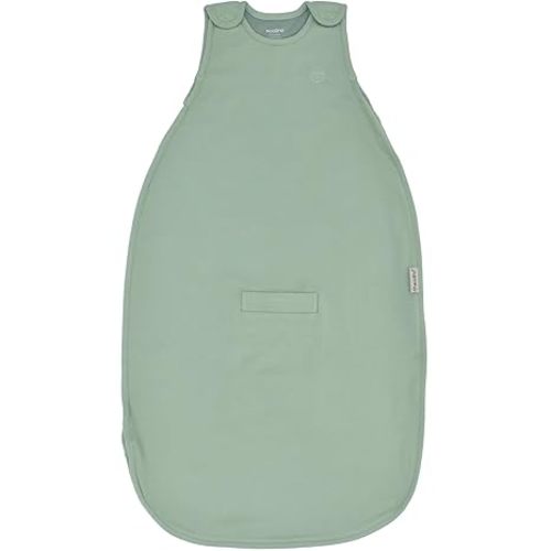 Woolino Merino Wool & Organic Cotton Baby Sleep Sack 2-24 Months – Ultimate 4-Season Baby Sleeping Bag, Universal Size Wearable Blanket, 2-Way Zipper & Adjustable Fit, Year-Round Use - Aloe