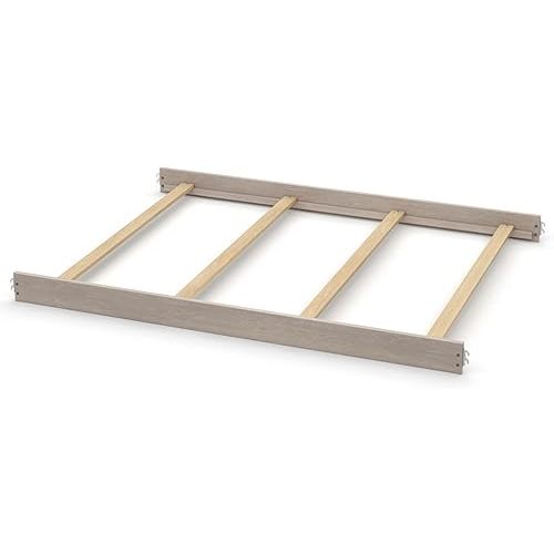 Full-Size Conversion Kit Bed Rails for Evolur Cribs - Solid Wood Crib Convertible Kit to Kids Bed - Transitional Style Rails & Easy-to-Install Child Essentials for Safety (Windsor Oak Grey)
