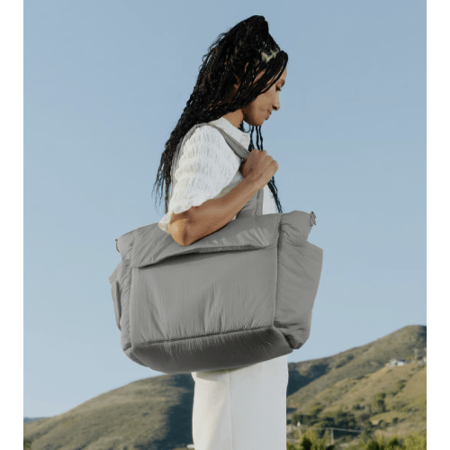 (SLATE COLOR) Calpak Diaper Tote Bag with Laptop Sleeve