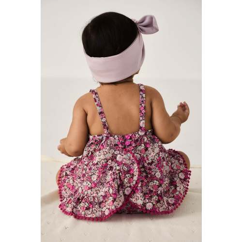Organic Cotton Zoe Set - Garden Print