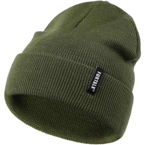 FURTALK Toddler Beanie Baby Boys Girls Beanies Kids Knit Winter Hats for 0-8 Years