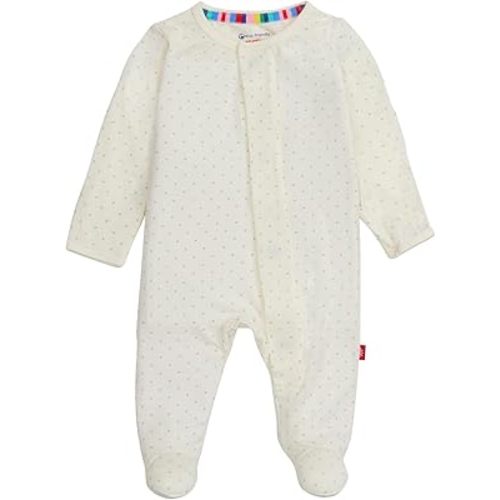 Magnetic Me Girls Modal Magnetic Baby Footie Pajamas | Silky Soft Modal Fabric | Baby Sleepers Available Sizes PRE - 24M