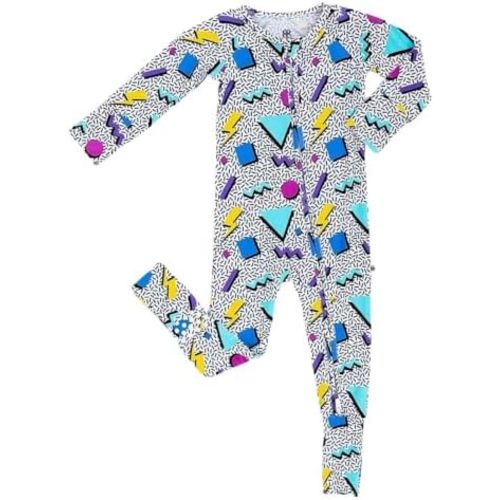 Bums & Roses Bamboo Convertible Baby Romper | Soft Spandex and Viscose from Bamboo | Two-way Zipper for Easy Change