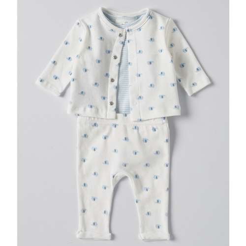 Starting Out Baby Newborn-9 Months Elephant Cardigan Take Me Home Set