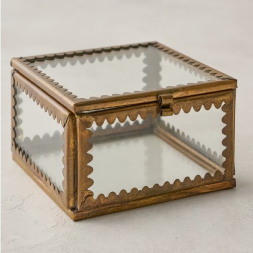 Small Scallop Keepsake Box - Magnolia