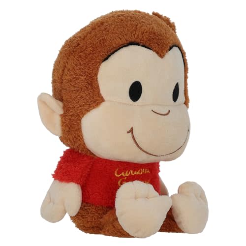 KIDS PREFERRED Curious George Cuteeze Stuffed Animal Plush Toy Monkey – Cute Cuddle Plushie Gift for Baby and Toddler Boys and Girls – 12 Inches