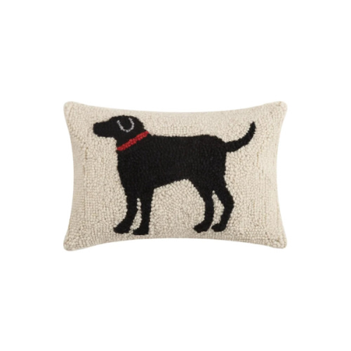 Black Lab Dog Mini Pillow