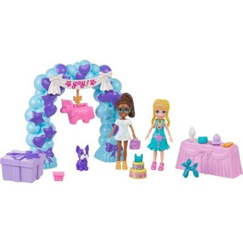 Polly Pocket Birthday Party Storytelling Set - 37pc