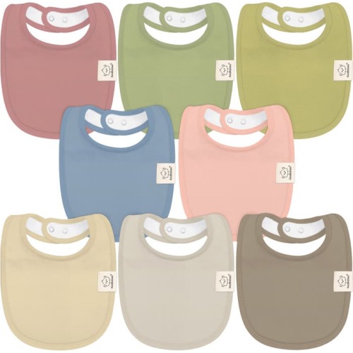 KeaBabies 8-Pack Baby Drool Bibs, Boho