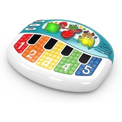 Baby Einstein Discover & Play Piano Musical Baby Toy, Learn About Instruments, Numbers and Animals in 3 Languages, Age 3 months and up