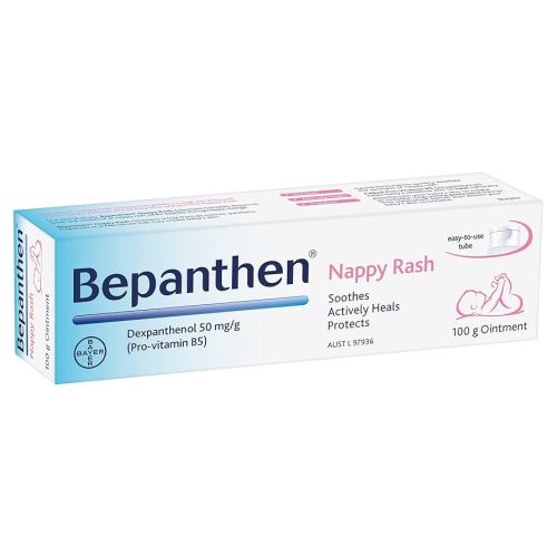Bepanthen Nappy Rash Ointment Has a Unique Dual Action to Help Treat and Prevent Nappy Rash, Soothing and Hydrating Baby Skin Ointment, 100 g : Amazon.com.au: Baby
