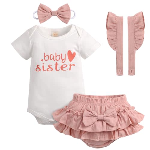Newborn Infant Baby Girl Clothes Romper Shorts Set Suspender Summer Outfits Cute Baby Clothes Girl