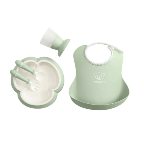 Baby Dinner Set in Powder Green | Over The Moon