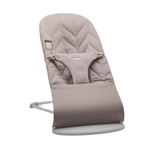 Bouncer Bliss: Sand gray - Woven, Petal quilt