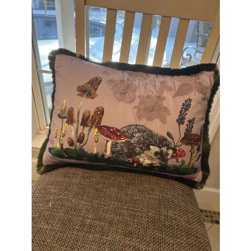 Nathalie Lete Marais Embroidered Sateen Pillow | Anthropologie