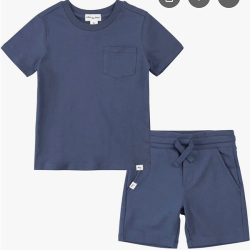 Miles The Label Unisex Miles Basics Tee & Shorts Set
