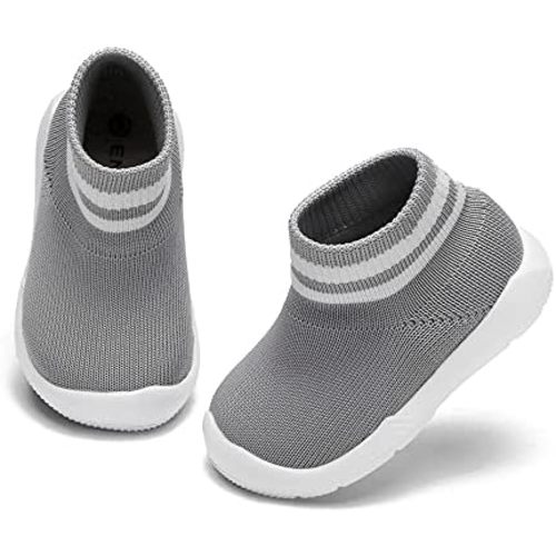 Engtoy Baby Shoes Baby Sock Shoes Baby Walking Shoes Infant Non-Slip Breathable Slippers with Soft Rubber Sole Baby Boys Girls Slip On Sneakers