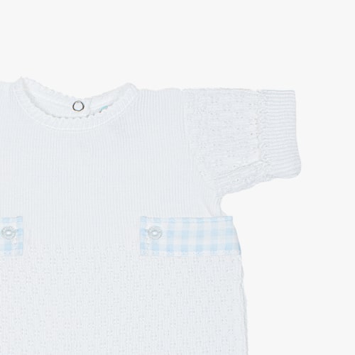 Paty Knit Bubble, Gingham Tabs #162GHM